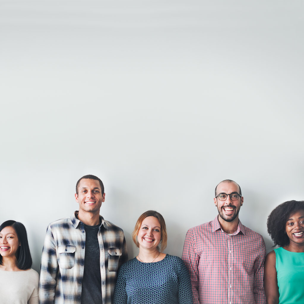 People who smile because they Learn English at inlingua Villach